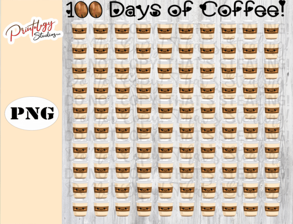 100 Days of Coffee T-Shirt Design: A Strategic Tool for Creative Expression