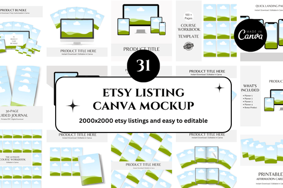 31 Etsy Canva Mockup Templates: Save Time, Boost Sales, and Simplify Your Digital Shop