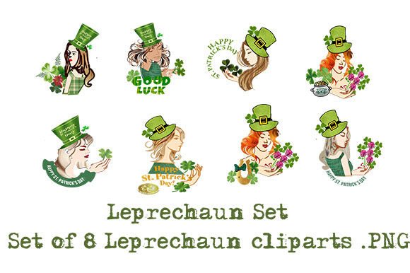 A Set 3 St. Patrick Day Set of 8 Lepre: A Versatile Resource for Creative Projects