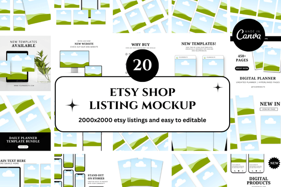 Etsy Shop Listing Mockup: A Practical Tool for Digital Product Sellers