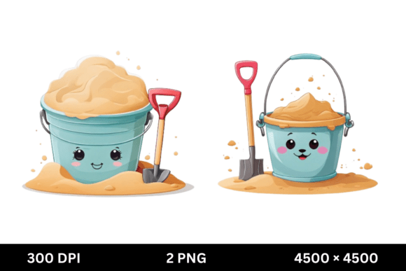 Free Cute Kawaii Sand Pail and Shovel