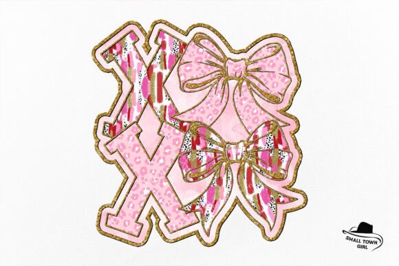 Glitter Valentine Coquette Bow Xoxo PNG: An Evaluation for Creative and Commercial Use