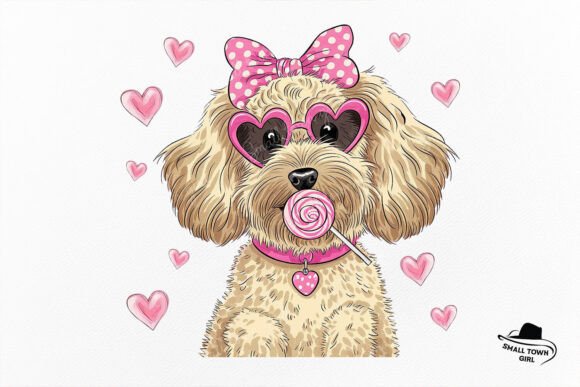 Goldendoodle Valentine Dog Sunglasses: A Unique and Versatile Digital Product