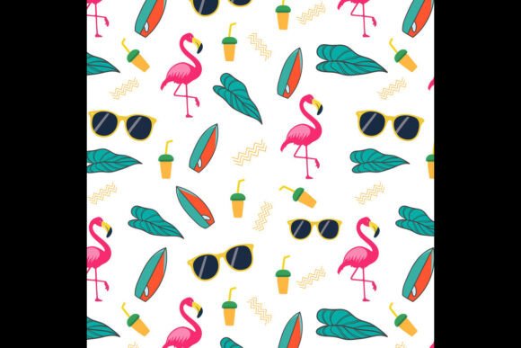 Playful Summer Pattern Design for Creative Projects