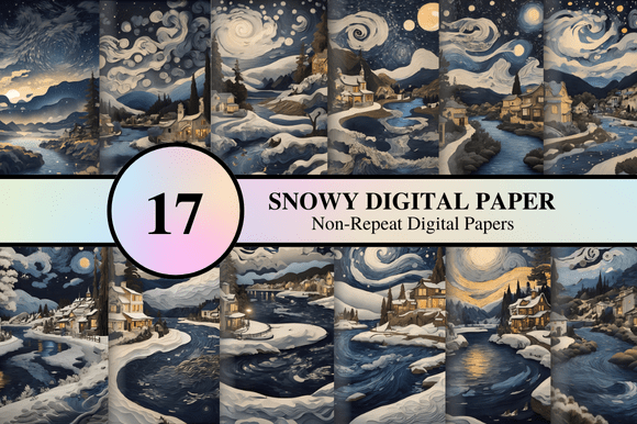 Snowy Digital Paper: A Versatile Resource for Creative and Practical Use