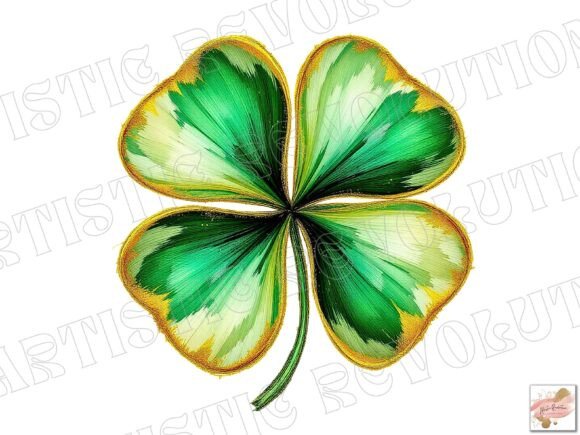 St. Patrick’s Day PNG Glitter Shamrock: A Versatile Design for Creative Projects