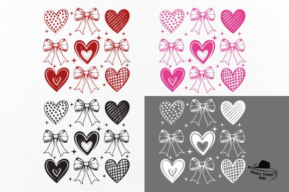 Valentine Coquette Heart Bow Sublimation: Unlocking Commercial Creative Opportunities