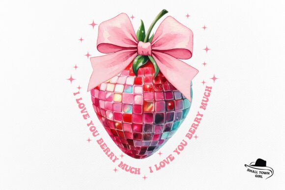 Valentine Strawberry Coquette Bow Png: Your Creative Shortcut to Charming Seasonal Designs